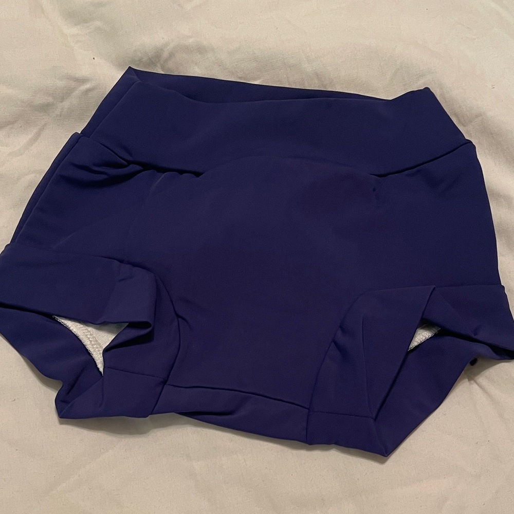 Kids Navy Blue lined Shorts